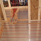 Radiant heat tubing.